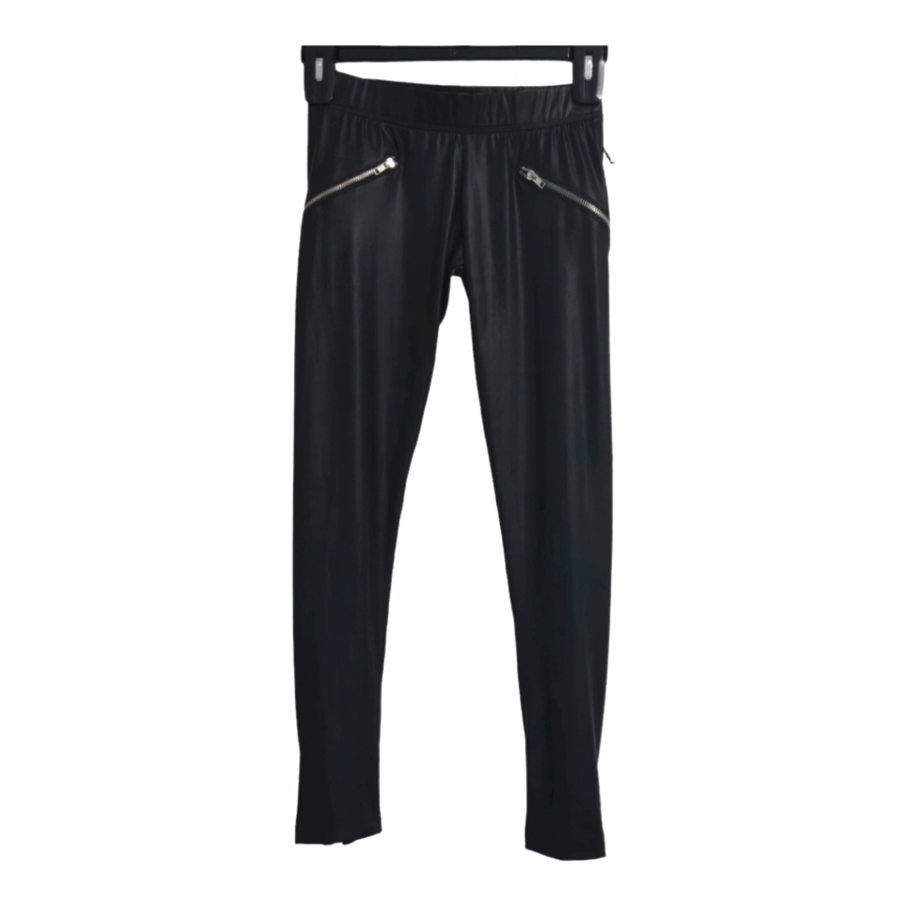 Luv U Always Moto Biker Faux Leather Stretch Legging Pants